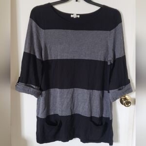 Stylish Striped Knit Tunic